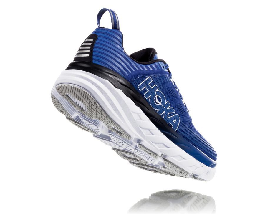 Zapatillas Running Hoka One One Hombre - Bondi 6 - Azules/Blancas - VSG523687